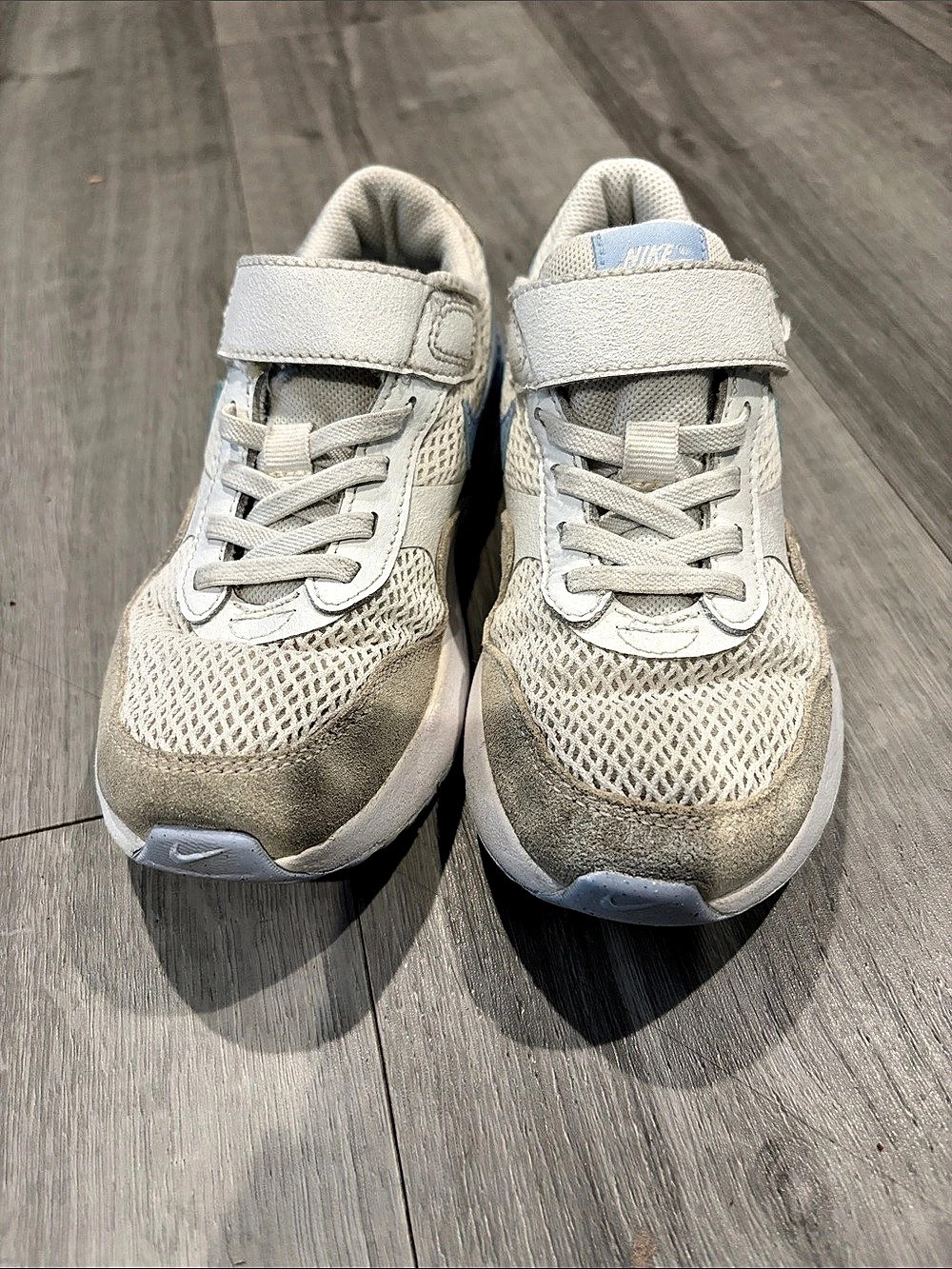 Nike Air Max SYSTM Little Kids' Shoes SYSTM Sneakers Gray & Blue